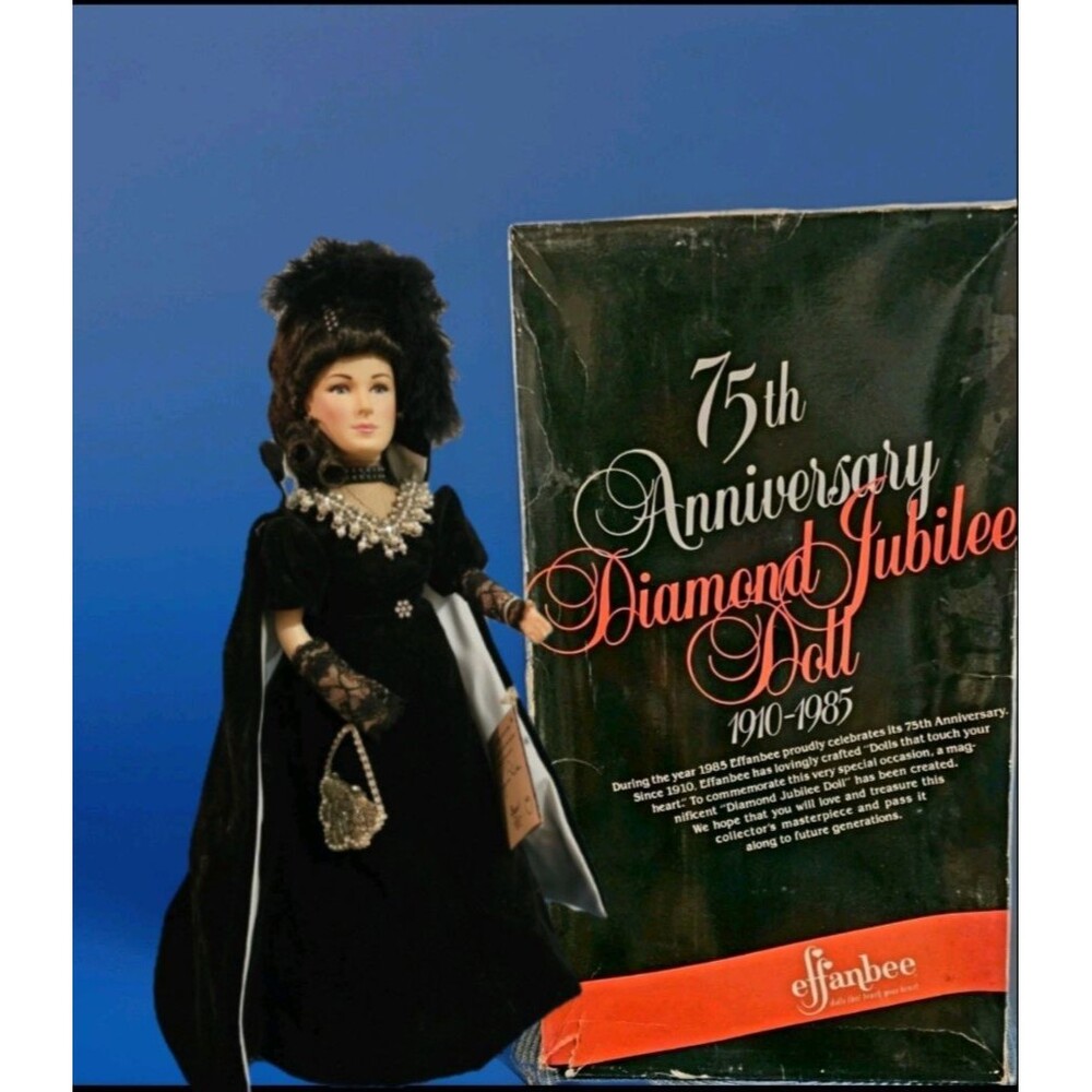 75TH Anniversary w TAGS 1985 Effanbee - New with BOX 💎 DIAMOND JUBILEE 💎 DOLL